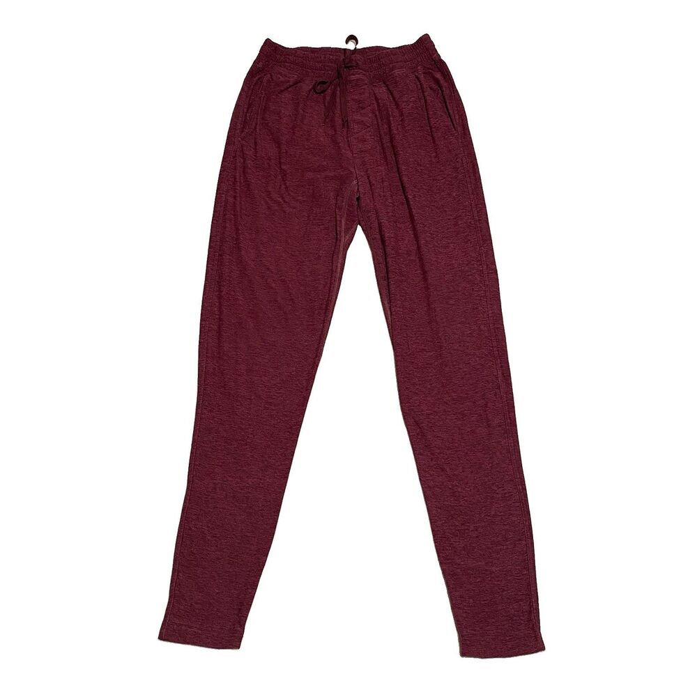 Outdoor Voices Jogger Pants Womens S (26x30) Red Burgundy Athleisure Lounge